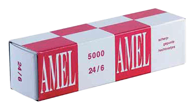 Nieten Rapid 24/6 kopercoating standaard 5000 stuks afbeelding