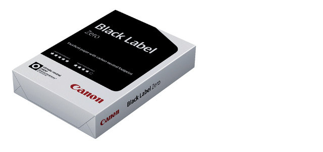 Kopieerpapier Canon Black Label Zero A3 80gr wit 500 vel afbeelding