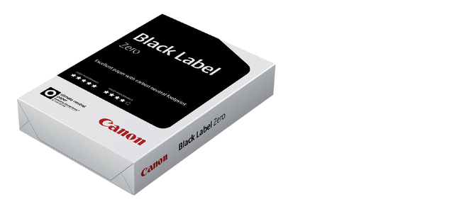 Kopieerpapier Canon Black Label Zero A4 75gr wit 500 vel afbeelding
