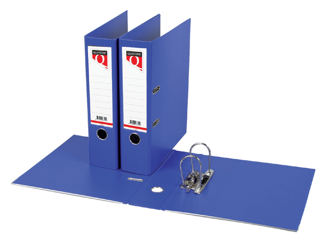 Ordner Quantore A4 80mm PP blauw afbeelding