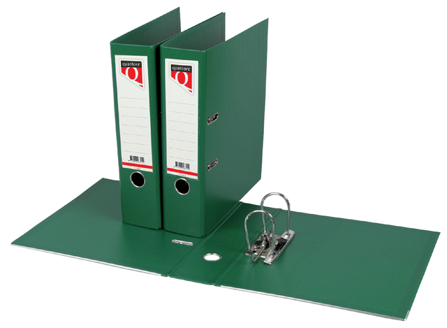 Ordner Quantore A4 80mm PP groen afbeelding