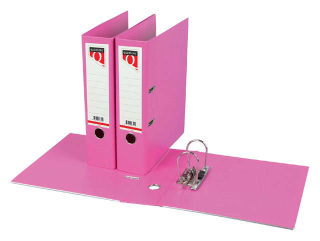 Ordner Quantore A4 80mm PP roze afbeelding