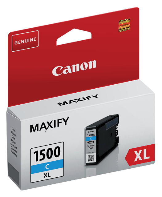 Inktcartridge Canon PGI-1500XL blauw afbeelding