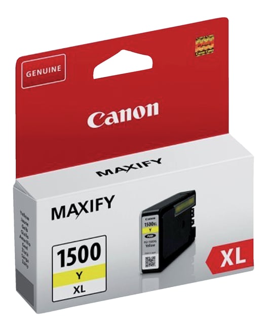 Inktcartridge Canon PGI-1500XL geel afbeelding