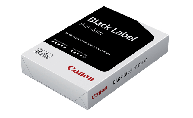 Kopieerpapier Canon Black Label Premium A3 80gr wit 500 vel afbeelding