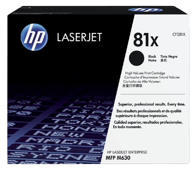 Tonercartridge HP CF281X 81X zwart afbeelding