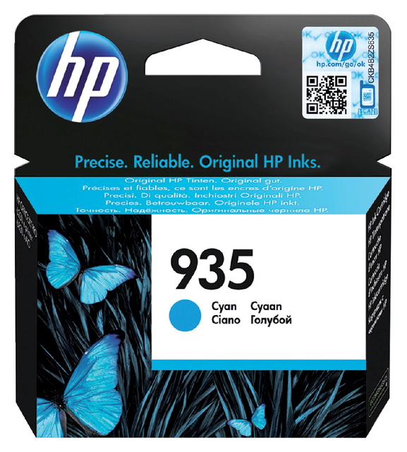 Inktcartridge HP C2P20AE 935 blauw afbeelding