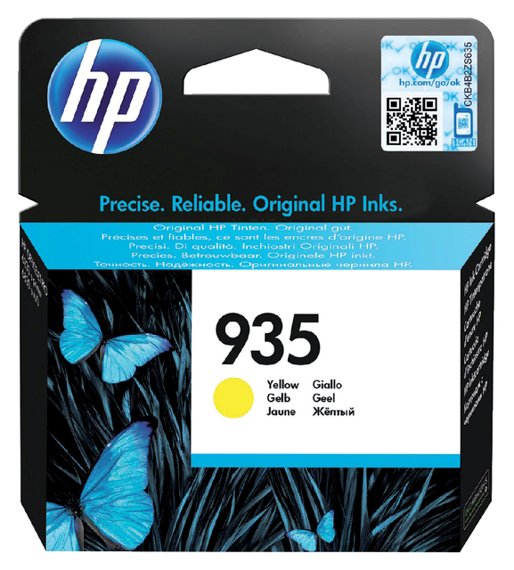 Inktcartridge HP C2P22AE 935 geel afbeelding