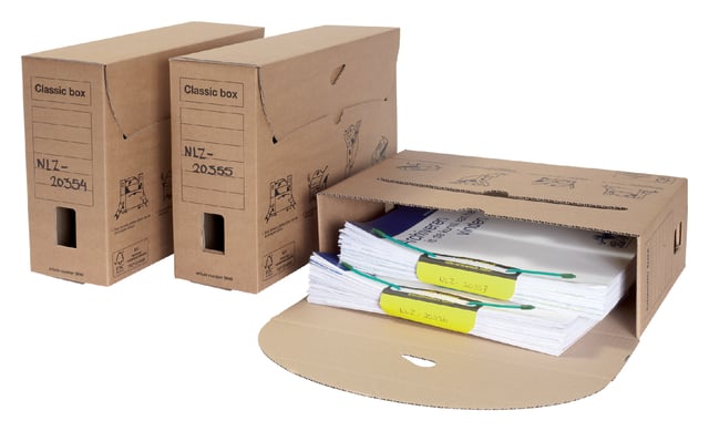 Archiefdoos Loeff&apos;s Classic Box 3040 370x260x110mm 50 stuks afbeelding