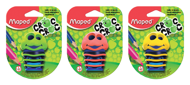 Puntenslijper Maped Croc Croc Bug 2gaats assorti afbeelding