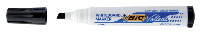 Whiteboardmarker Bic Velleda 1751 schuin large zwart afbeelding