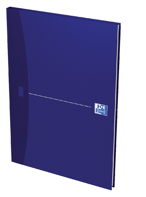 Notitieboek Oxford Office Essentials A4 lijn 192 pagina&apos; s 80gr blauw afbeelding