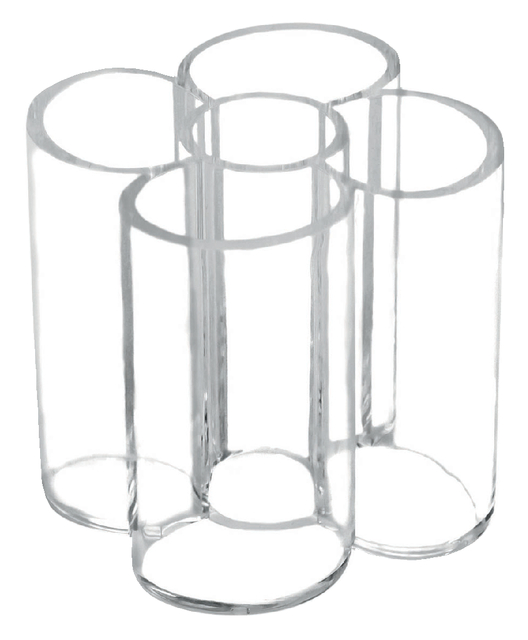 Pennenkoker MAUL 5 vaks rond Ø 10cm acryl afbeelding