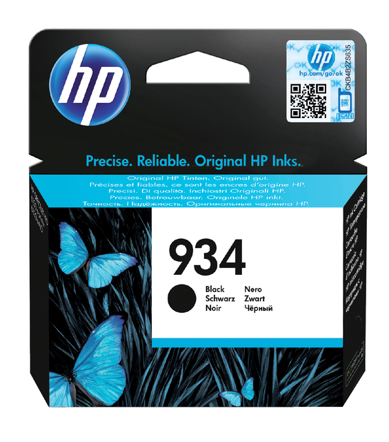 Inktcartridge HP C2P19AE 934 zwart afbeelding