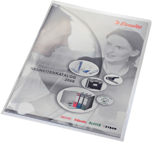 L-map Leitz Premium lasnaad copy safe 0.15mm PVC A4 transparant