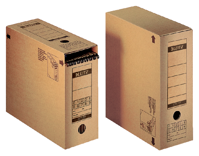 Archiefdoos met deksel Leitz Premium 120x275x325mm natuurbruin afbeelding