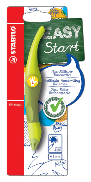 Rollerpen STABILO Easyoriginal linkshandig limoen/groen blister à 1 stuk afbeelding