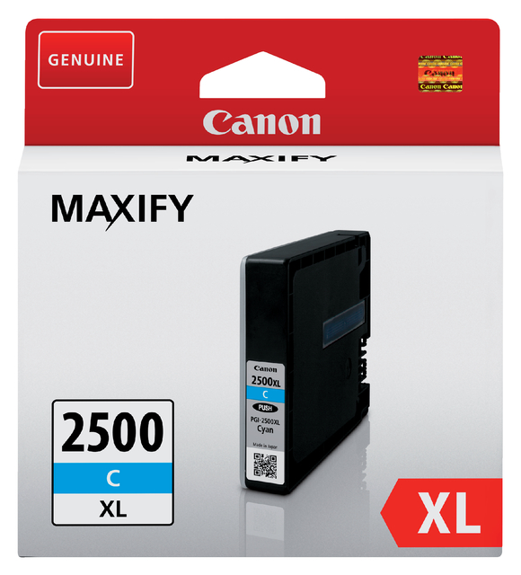 Inktcartridge Canon PGI-2500XL blauw afbeelding