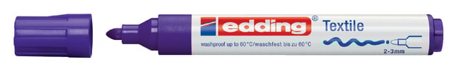 Textielmarker edding 4500 rond 2-3mm violet afbeelding