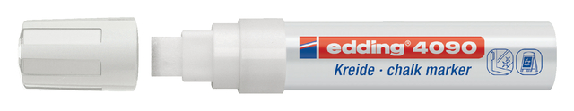 Krijtstift edding 4090 window schuin 4-15mm wit afbeelding
