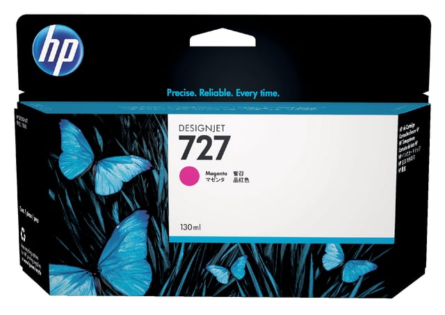 Inktcartridge HP B3P20A 727 rood afbeelding