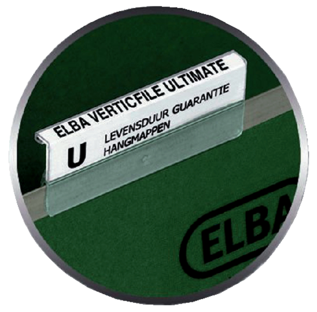 Ruiterstrook tbv Elba Verticfile ruiters 65x16mm wit 10 vel afbeelding