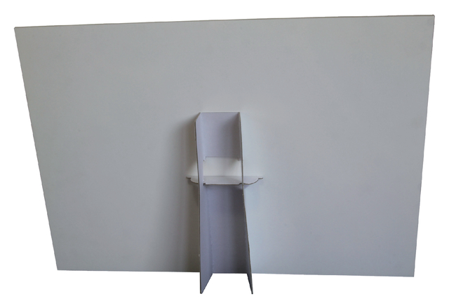 Foamboard steun A3 178X190mm wit afbeelding
