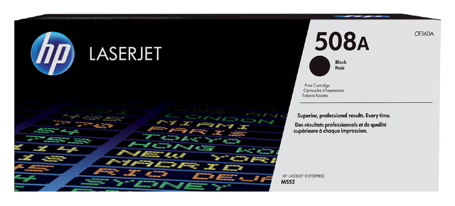 Tonercartridge HP CF360A 508A zwart afbeelding