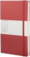 Notitieboek Moleskine large 130x210mm lijn rood