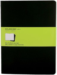 Schrift Moleskine 190x250mm blanco 240blz 70gr zwart