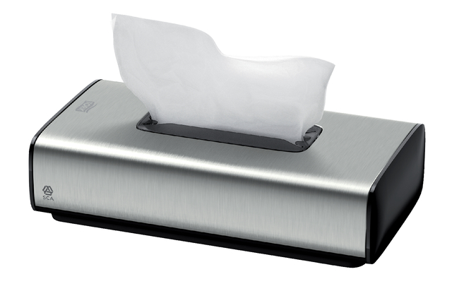 Facial tissuedispenser Tork F1 Image Line zilver 460013 — Foto 2 van 2