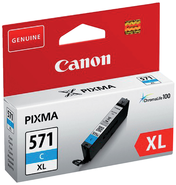 Inktcartridge Canon CLI-571XL blauw afbeelding