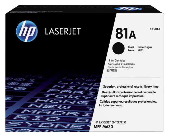 Tonercartridge HP CF281A 81A zwart afbeelding