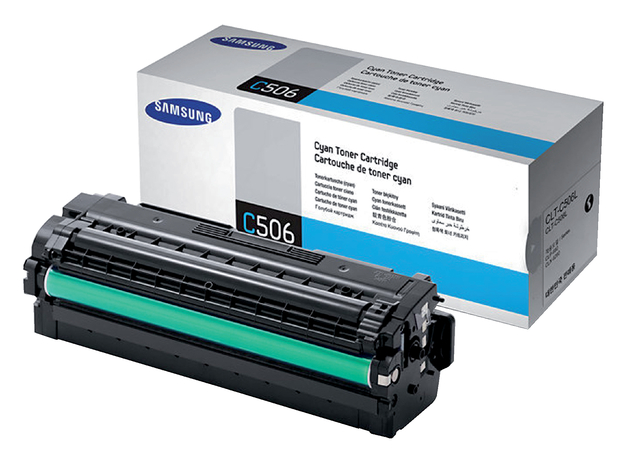 Tonercartridge Sam/hp CLT-C506L blauw afbeelding