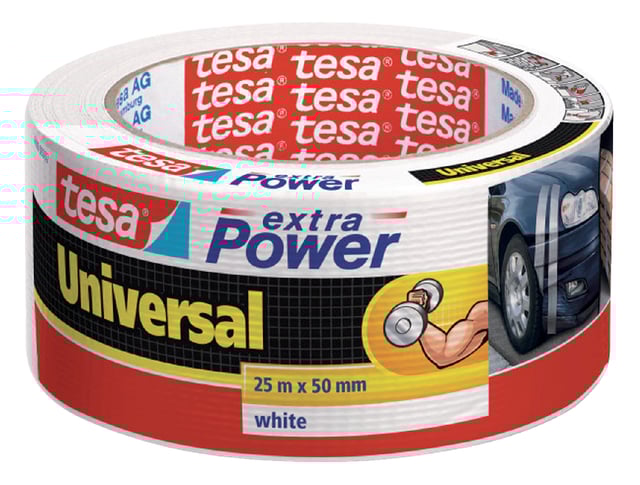 Duct tape tesa® extra Power Universal 25mx50mm wit afbeelding