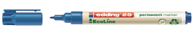 Viltstift edding 25 Ecoline rond 1mm blauw afbeelding