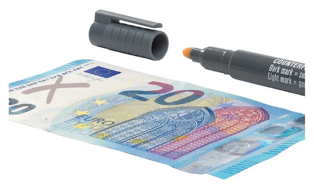 Valsgeld detectiepen Safescan 30 grijs afbeelding