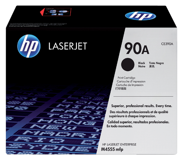 Tonercartridge HP CE390A 90A zwart afbeelding