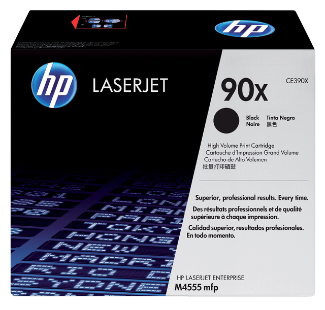 Tonercartridge HP CE390X 90X zwart afbeelding