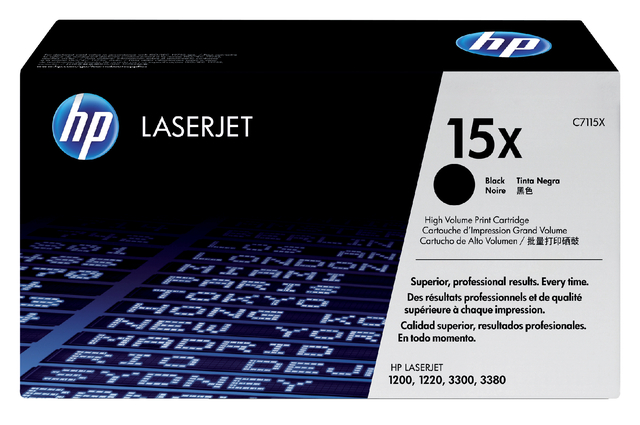 Tonercartridge HP C7115X 15X zwart afbeelding