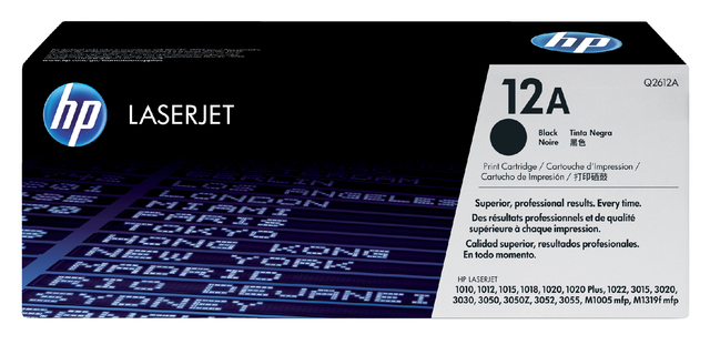 Tonercartridge HP Q2612A 12A zwart afbeelding