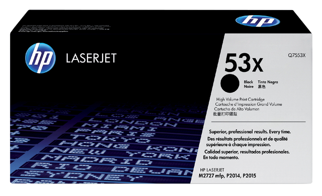 Tonercartridge HP Q7553X 53X zwart afbeelding