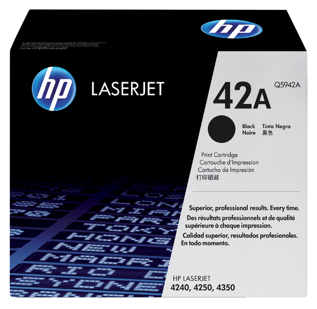 Tonercartridge HP Q5942A 42A zwart afbeelding