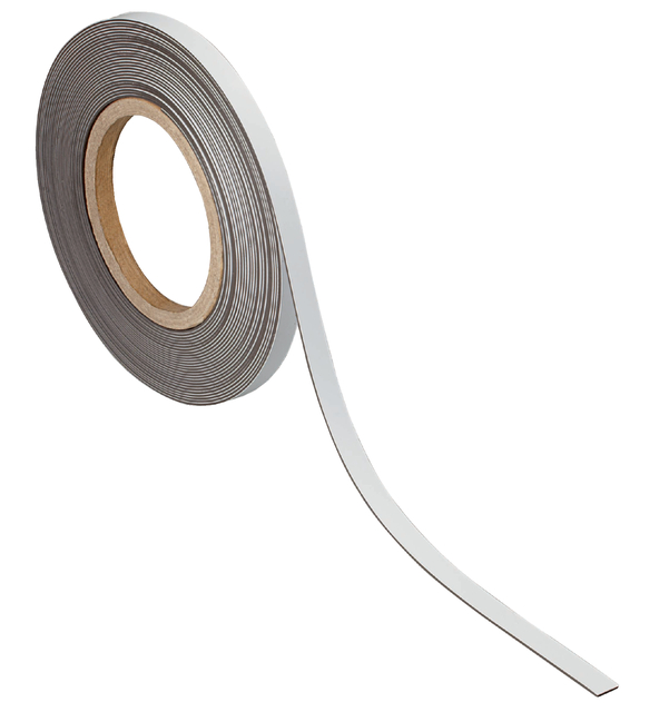 Magneetband MAUL beschrijf- wisbaar 10mx10mmx1mm wit afbeelding