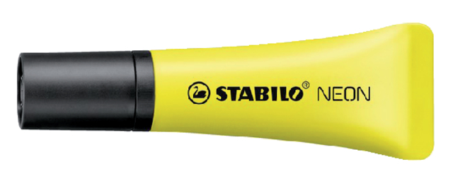 Markeerstift STABILO 72/24 neon geel afbeelding