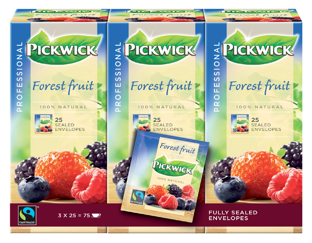 Thee Pickwick Fair Trade forest fruit 25x1.5gr afbeelding