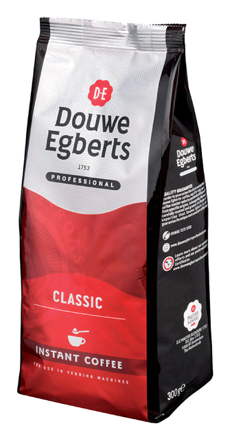 Koffie Douwe Egberts instant Classic 300gr — Foto 2 van 2