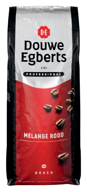 Koffie Douwe Egberts bonen Melange Rood 1kg — Foto 2 van 2
