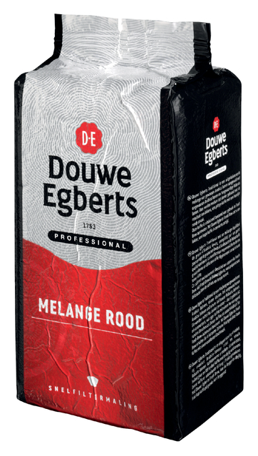 Koffie Douwe Egberts snelfiltermaling Melange Rood 1kg afbeelding