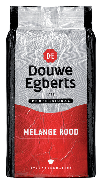 Koffie Douwe Egberts standaardmaling Melange Rood 1kg afbeelding